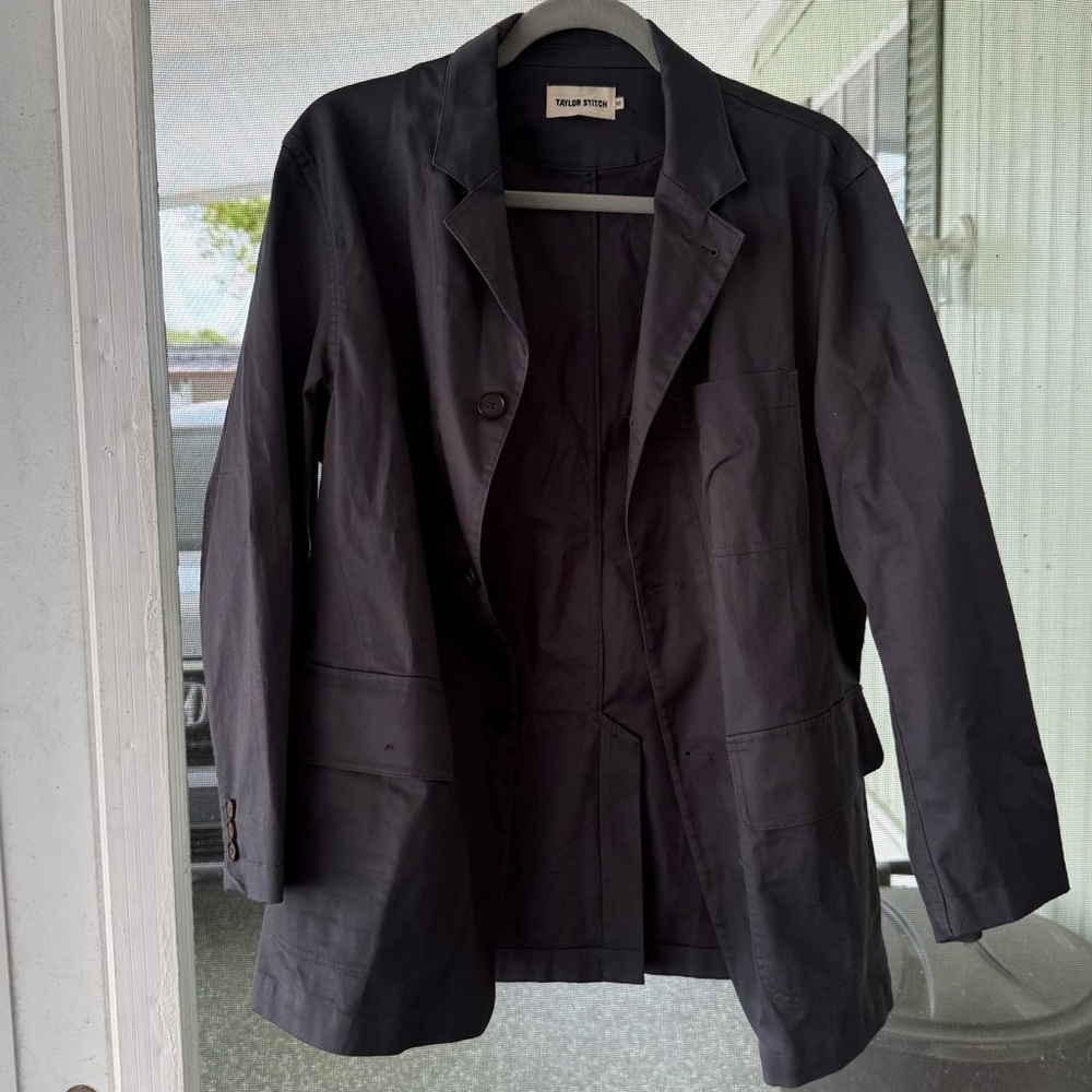 Taylor Stitch Charcoal Gray Sport Coat Blazer, size Medium (40) - Picture 2 of 9